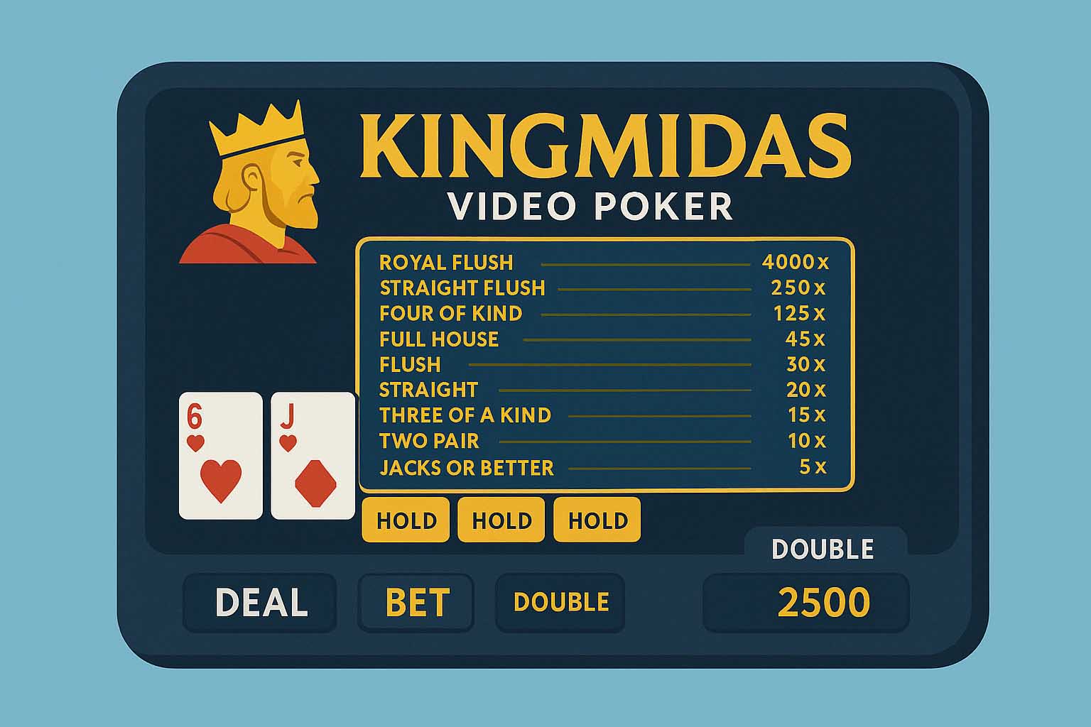 KingMidas Video Poker