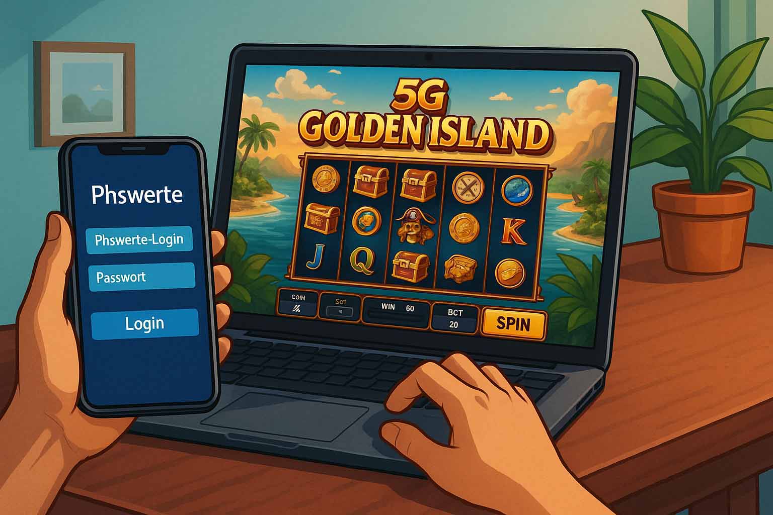 5G Golden Island Slot